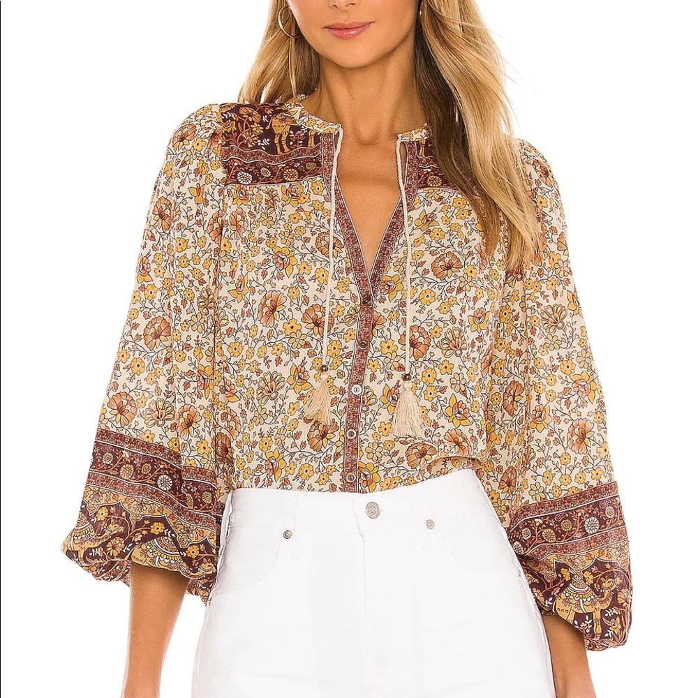 Spell Sundown Blouse Revolve Exclusive Small BNWT